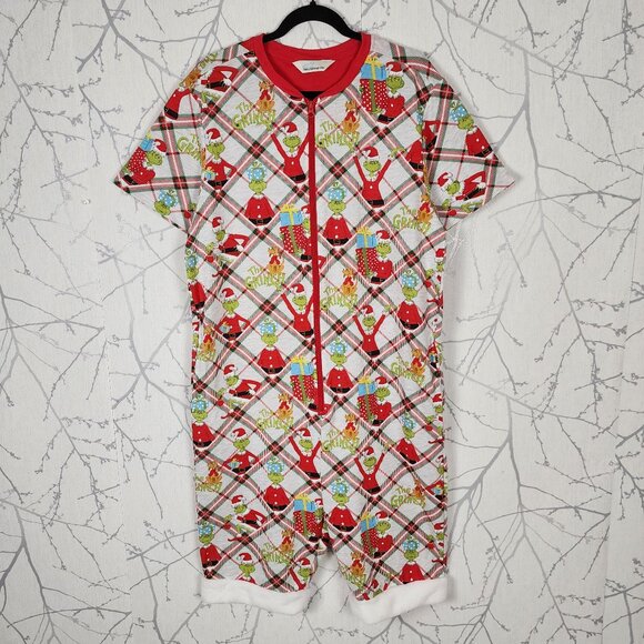 Peter Alexander Dr. Seuss The Grinch Christmas One Piece Pajamas - Picture 2 of 7